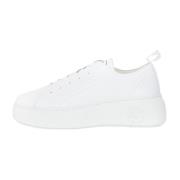 Chunky Action Leren Sneakers Armani Exchange , White , Dames