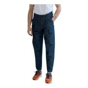 Casual Katoenen Chino's voor Mannen Armani Exchange , Blue , Heren