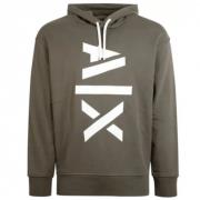 Nieuwe AX Hoodie in Khaki Armani Exchange , Green , Heren