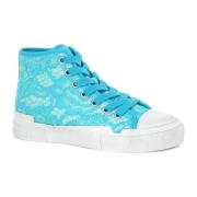 Trendy Lace Mesh Turchese Sneakers ASH , Blue , Dames