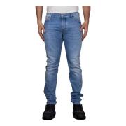 Slim-Fit Jeans Balmain , Blue , Heren
