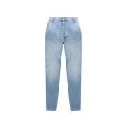 Slim Fit Blauwe Jeans Balmain , Blue , Heren