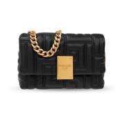 ‘1945 Soft Mini’ gewatteerde schoudertas Balmain , Black , Dames