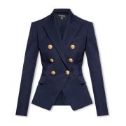 Wollen blazer Balmain , Blue , Dames