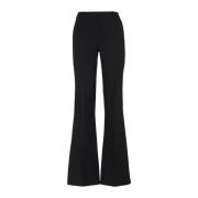 Flared trousers with creases Balmain , Black , Dames