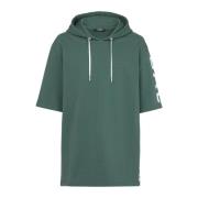 Oversized ecodesigned katoenen hoodie met logoprint Balmain , Green , ...