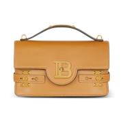 Gladleren B-Buzz Schoudertas 24 Balmain , Brown , Dames