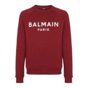 Paris sweatshirt Balmain , Red , Heren