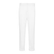 Monogram satijnen broek Balmain , White , Heren