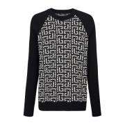 Knitwear Balmain , Black , Heren