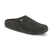 Comfortabele Wolklompen met Flexibele Rubberen Zool Birkenstock , Gray...