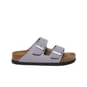 Paarse Suède Sandalen met Verstelbare Bandjes Birkenstock , Purple , D...