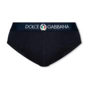 Onderbroeken met logo Dolce & Gabbana , Blue , Heren
