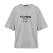 Bedrukt T-shirt Dolce & Gabbana , Gray , Heren