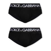 Logo slips 2-pack Dolce & Gabbana , Black , Heren