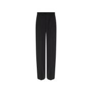 Wollen plooirokbroek Dolce & Gabbana , Black , Dames