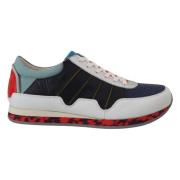 Multicolor Leren Sport Lage Sneakers Dolce & Gabbana , Multicolor , He...