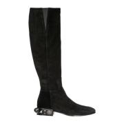 Prachtige Over-de-Knie Laarzen voor Vrouwen Dolce & Gabbana , Black , ...