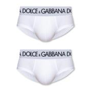 Logo slips 2-pack Dolce & Gabbana , White , Heren