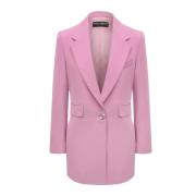 Technische Twill Blazer Dolce & Gabbana , Pink , Dames