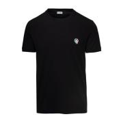 Scudetto Girocollo T-Shirt - Zwart Dolce & Gabbana , Black , Heren