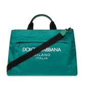 Schoudertas met logo Dolce & Gabbana , Green , Dames