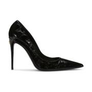 Pumps met Krokodillenprint Dolce & Gabbana , Black , Dames