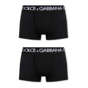 Merkboxers 2-pack Dolce & Gabbana , Black , Heren