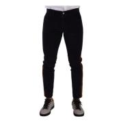 Blauwe Skinny Corduroy Jeans van Katoen met Stretch Dolce & Gabbana , ...