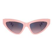 Roze Gradient Lens Cat-Eye Zonnebril Dolce & Gabbana , Pink , Dames