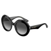 Zwarte montuur zonnebril Dolce & Gabbana , Black , Dames