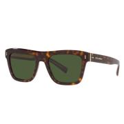 Vierkante Zonnebril Dg4420 502/71 Dolce & Gabbana , Brown , Unisex