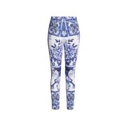 Gestreepte jeans in 'Grace' patroon Dolce & Gabbana , Blue , Dames
