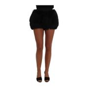 Luxe Zwarte Mini Shorts van Vossenbont Dolce & Gabbana , Black , Dames