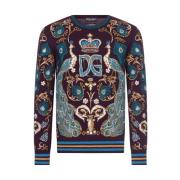 Multicolor Kasjmier Trui Dolce & Gabbana , Multicolor , Heren