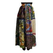 Multicolor Sicilië Maxi Rok Dolce & Gabbana , Multicolor , Dames
