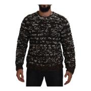 Handgemaakte Pullover Trui in Bruin Brons Dolce & Gabbana , Brown , He...