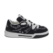 Nieuwe Roma Denim Sneakers Dolce & Gabbana , Black , Heren