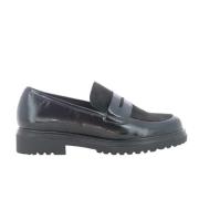 Stijlvolle zwarte loafers voor vrouwen Gabor , Black , Dames