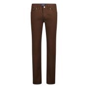 Bruine Slim Fit Jeans Gardeur , Brown , Heren