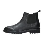 Klassieke Chelsea Boots voor Mannen Geox , Black , Heren