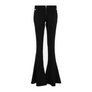 Uitlopende broek met uitsnijdingen Jean Paul Gaultier , Black , Dames