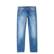Premium 15oz Selvedge Jeans Lee , Blue , Heren