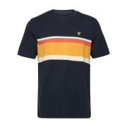 Essentiële Archief Panel T-Shirt Lyle & Scott , Blue , Heren