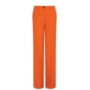 Straight Trousers Marella , Orange , Dames