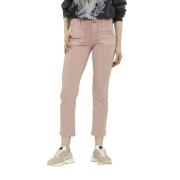 Straight Trousers Paige , Pink , Dames