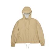 Waterproof String W Jacket Rains , Beige , Dames