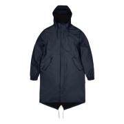 Fishtail Parka Rains , Blue , Dames