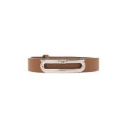 Leather bracelet Salvatore Ferragamo , Brown , Heren