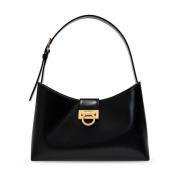 Trifolio Shoulder bag Salvatore Ferragamo , Black , Dames